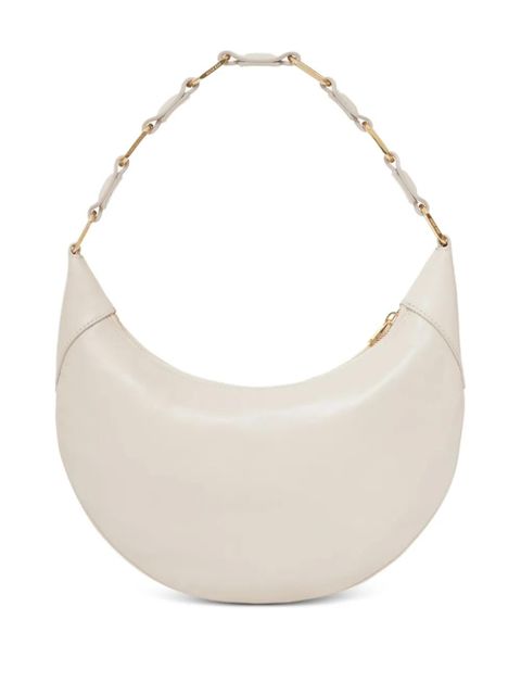 ANINE BING Kate curved-silhouette shoulder bag - Neutrals