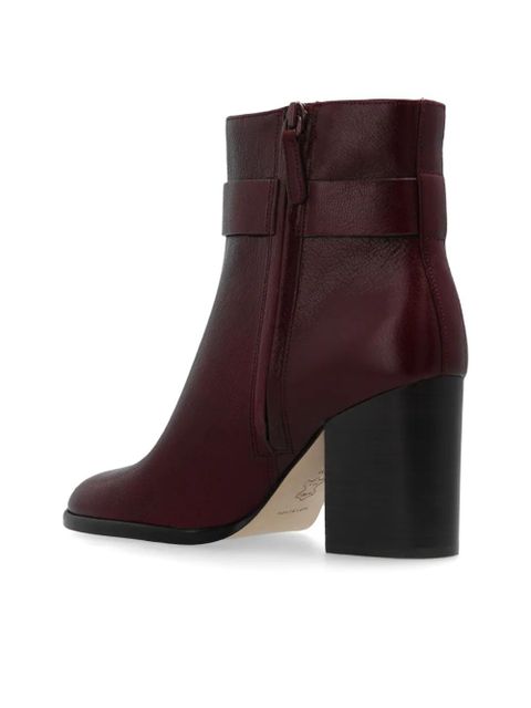 Tory Burch 90mm T-Lock boots - Red