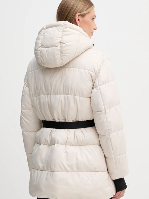 Geox kurtka SPHERICA kolor beżowy zimowa W5628K T3273