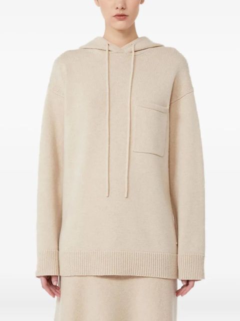Max Mara hooded pocket sweater - Neutrals - zdjęcie produktu nr 1