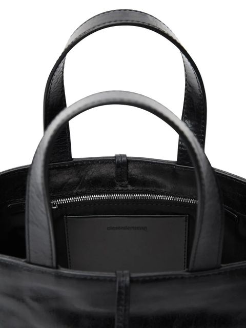 Alexander Wang small Punch leather tote bag - Black