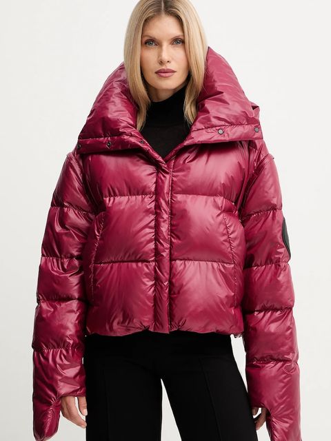 MMC STUDIO kurtka puchowa PL damska kolor czerwony zimowa RAFO - zdjęcie produktu nr 1