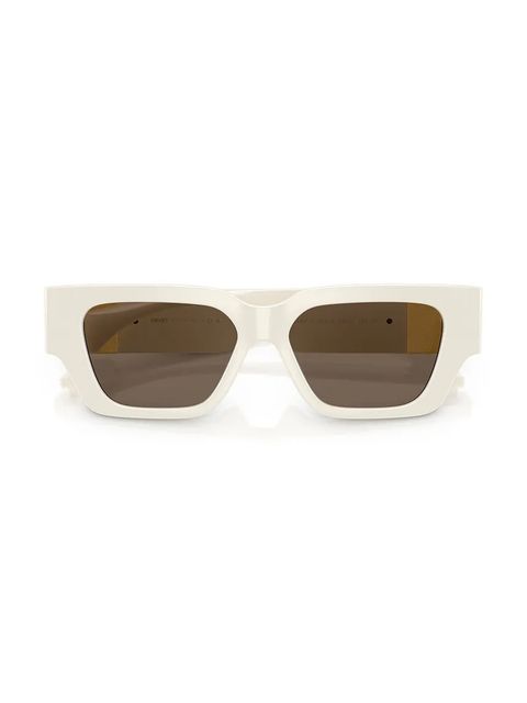 Versace okulary przeciwsłoneczne damskie kolor biały 0VE4497U