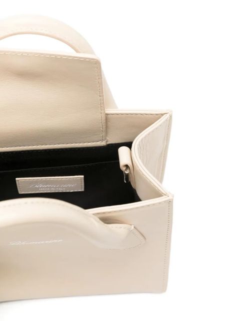 Blumarine small chain-charm tote bag - Neutrals