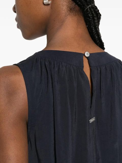 Barbour sleeveless midi dress - Blue