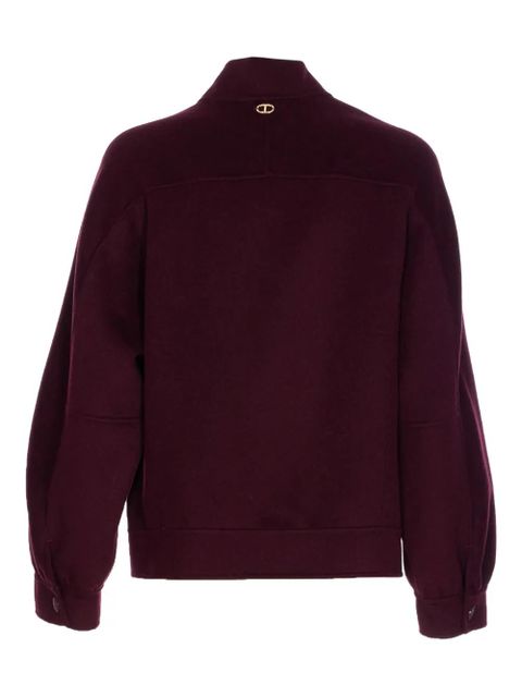 TWINSET snap-button crew-neck jacket - Red - zdjęcie produktu nr 2