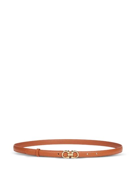 Ferragamo Gancini hammered belt - Brown - zdjęcie produktu nr 1