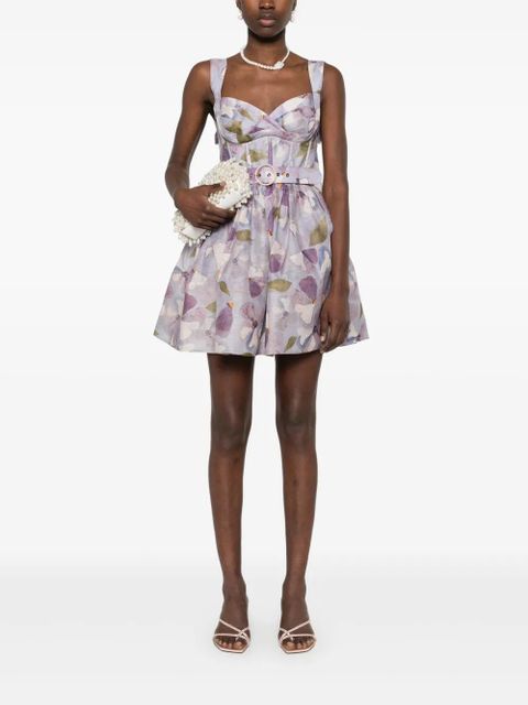 ZIMMERMANN Dawning mini dress - Purple - zdjęcie produktu nr 2
