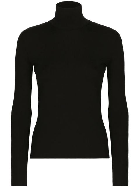 Dolce & Gabbana roll-neck cashmere jumper - Black - zdjęcie produktu nr 1
