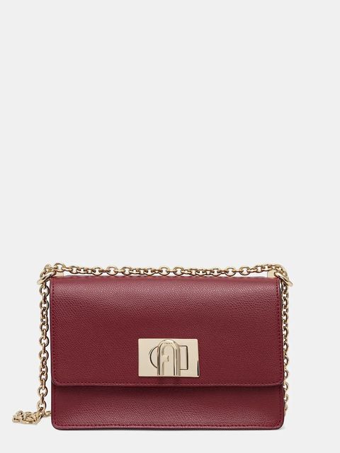 Furla torebka skórzana 1927 kolor bordowy BAFKACO.ARE000.CGQ00 - zdjęcie produktu nr 1