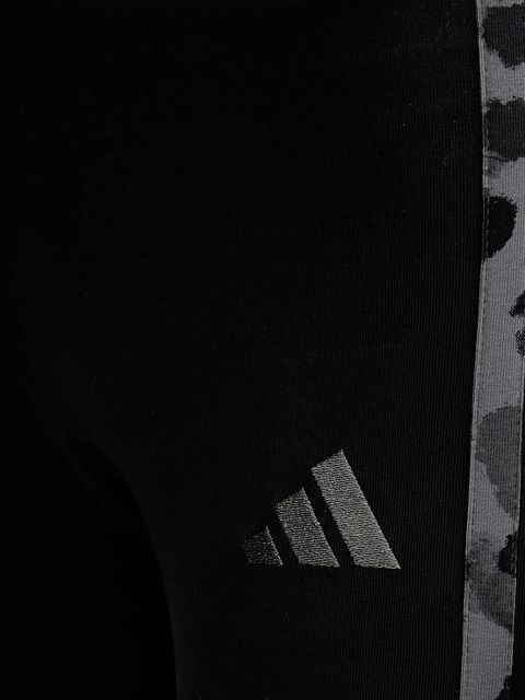 adidas legginsy 3-Stripes damskie kolor czarny z aplikacją KB6009