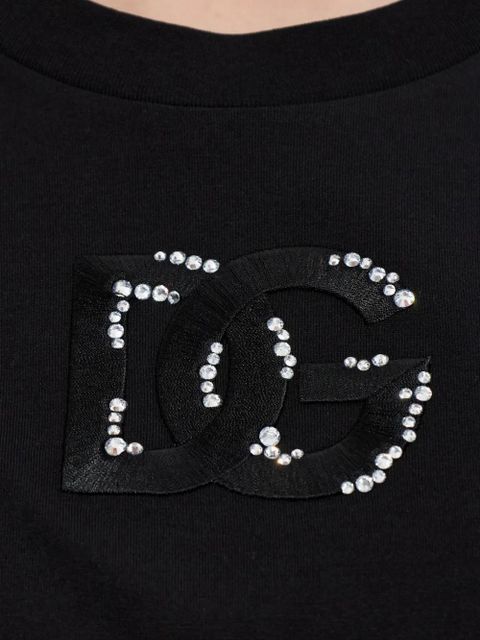 Dolce & Gabbana logo-embellished T-shirt - Black