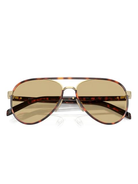 Prada Eyewear pilot-frame sunglasses - Brown