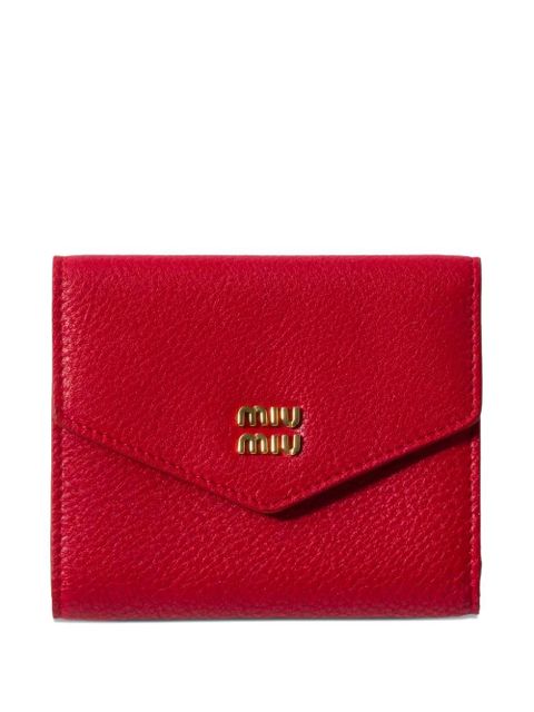 Miu Miu small leather wallet - Red - zdjęcie produktu nr 1