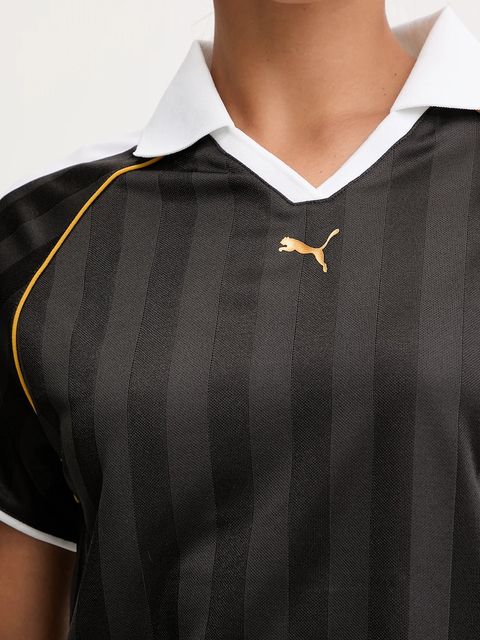 Puma polo damski kolor czarny 632157