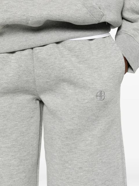 ANINE BING Kacey logo-detail track pants - Grey