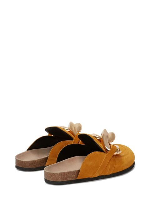 JW Anderson chain-embellished loafer mules - Yellow - zdjęcie produktu nr 2