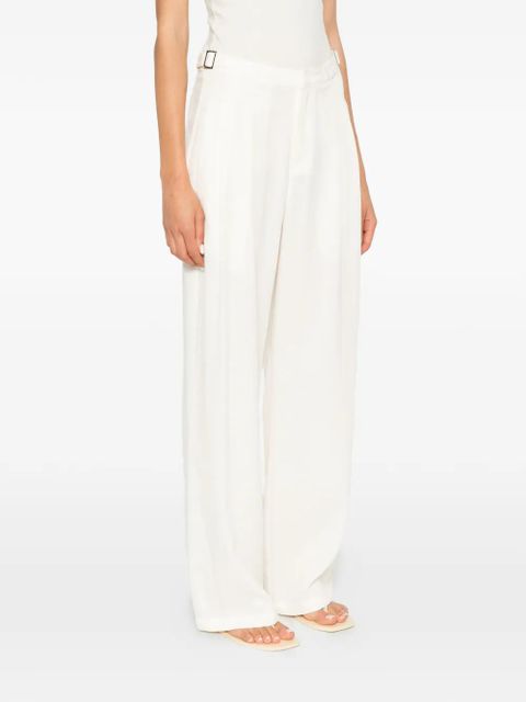 Eleh wide-leg adjustable trousers - Neutrals