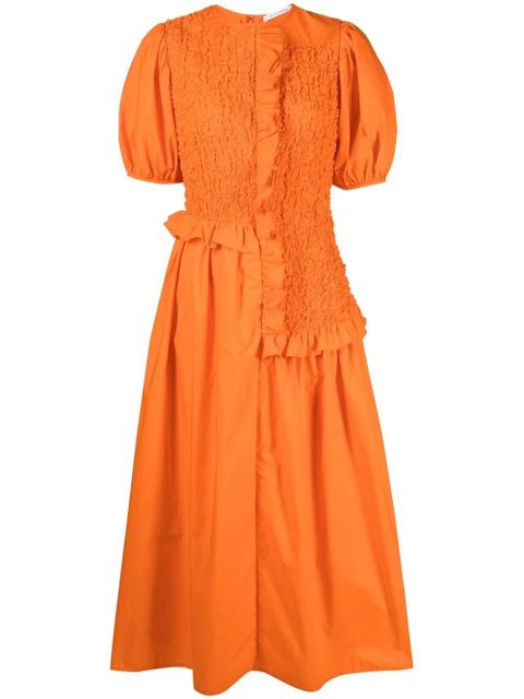 Cecilie Bahnsen Camden flared dress - Orange - zdjęcie produktu nr 1