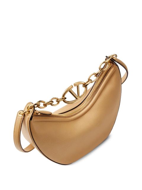 Valentino Garavani small VLogo Moon shoulder bag - Neutrals