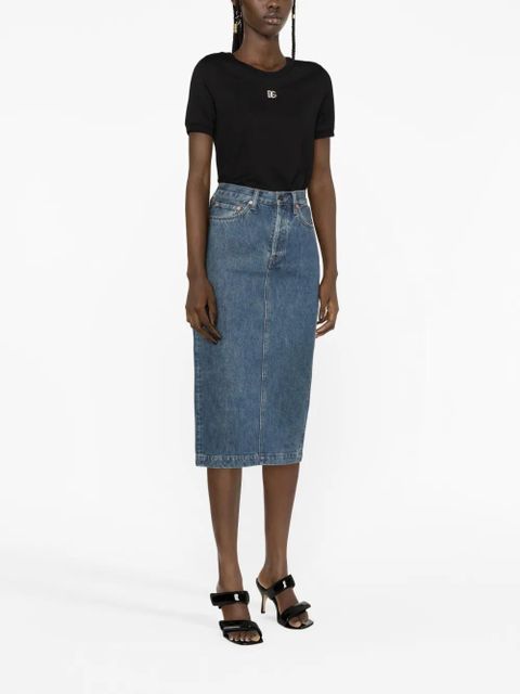 Dolce & Gabbana crystal-embellished T-shirt - Black