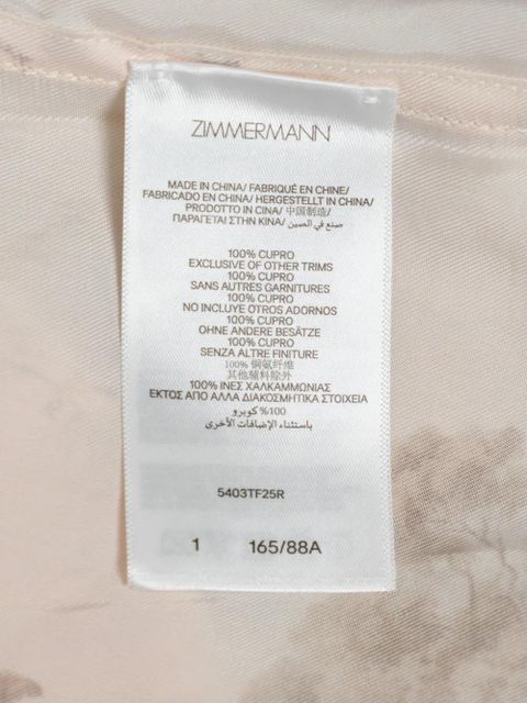 ZIMMERMANN map-print shirt - Neutrals