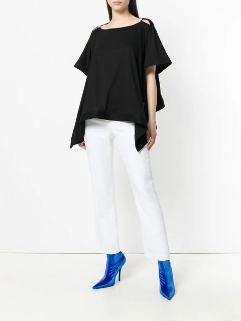 Givenchy draped hem T-shirt - Black - zdjęcie produktu nr 2