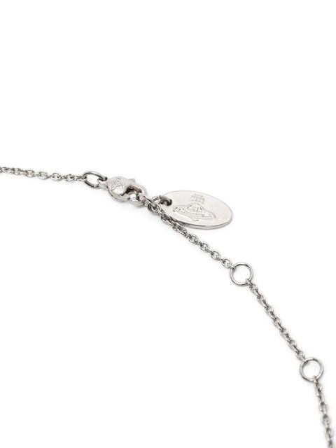 Vivienne Westwood Ariella light green pendant necklace - Silver