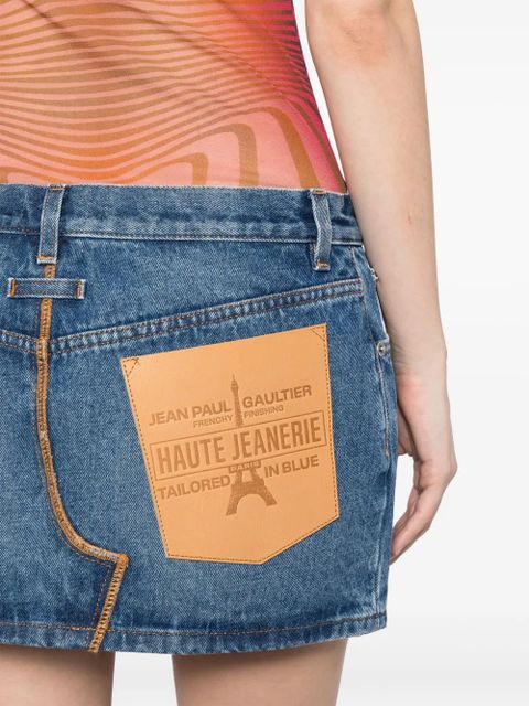 Jean Paul Gaultier Haute Jeanerie skirt - Blue