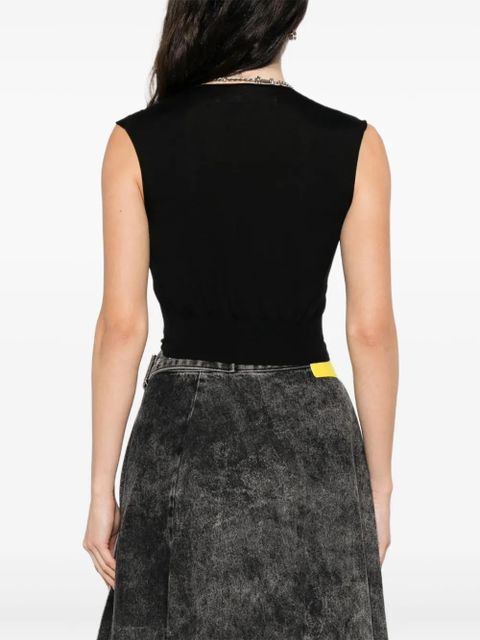 Alexander Wang key-detail top - Black