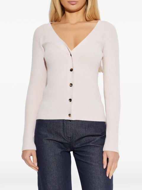 Max Mara V-neck cardigan - Neutrals - zdjęcie produktu nr 2