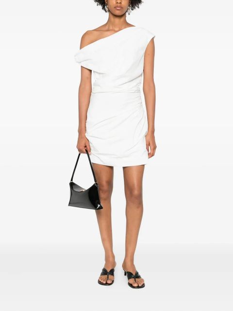Paris Georgia Remmy ruched mini dress - White