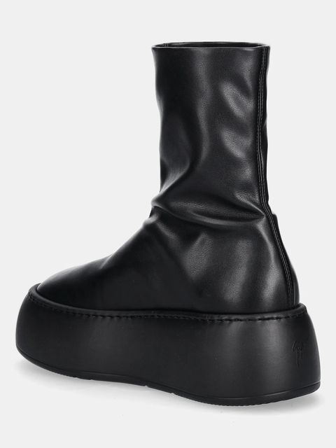 Giuseppe Zanotti botki Alma kolor czarny na platformie RW40036.002