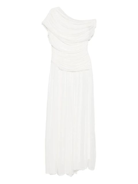 Simkhai draped one-shoulder dress - White - zdjęcie produktu nr 1