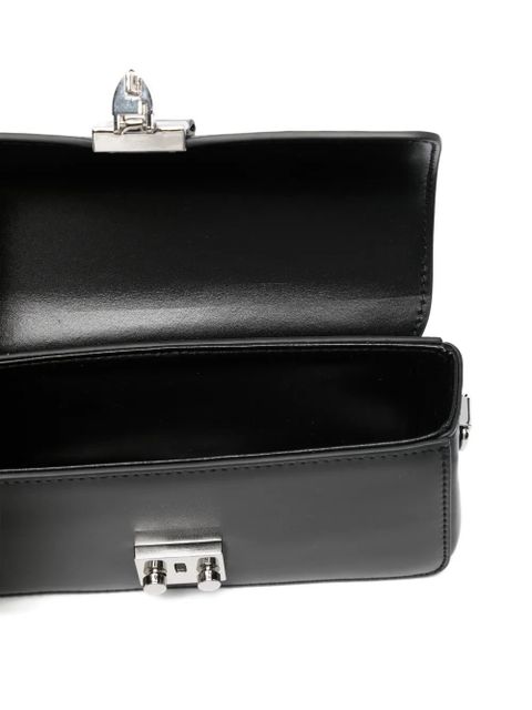 Eleh flap-top shoulder bag - Black