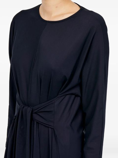 MM6 Maison Margiela tie-waist maxi dress - Blue