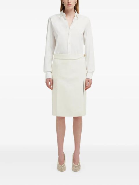 Ferragamo buckle-detailing pencil skirt - Neutrals - zdjęcie produktu nr 2