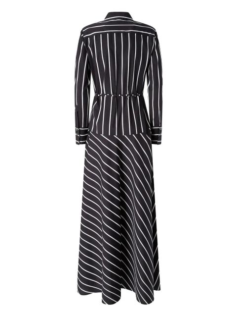 PINKO diagonal-stripe shirt dress - Black - zdjęcie produktu nr 2
