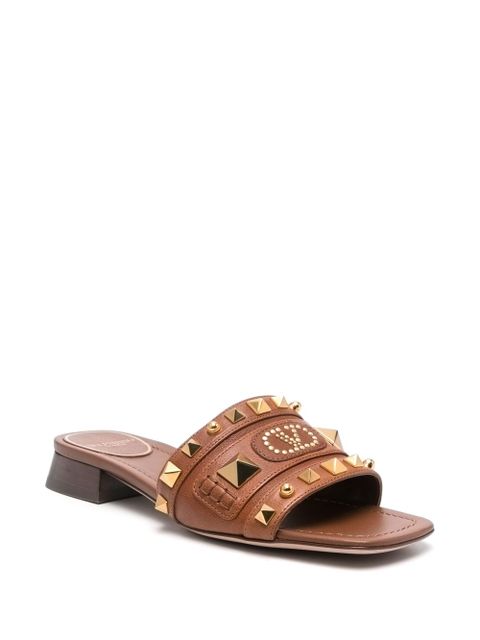 Valentino Garavani VLogo Signature sandals - Brown - zdjęcie produktu nr 2