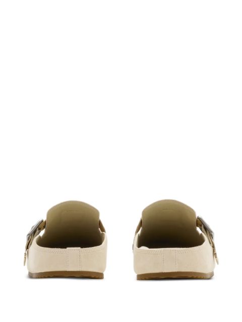 Burberry suede Urchin clogs - Neutrals