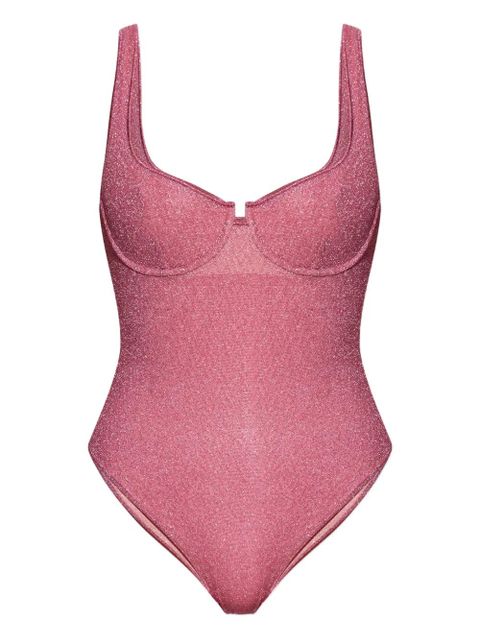 Oséree glitter underwired swimsuit - Pink - zdjęcie produktu nr 1