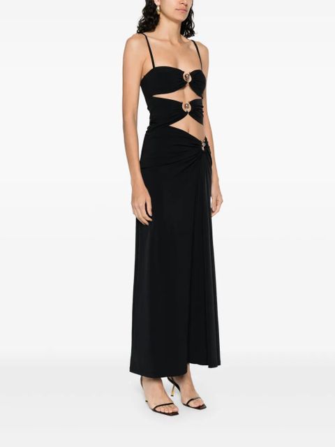 Christopher Esber Orbit ruched dress - Black