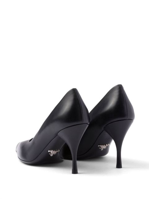 Prada 85mm leather pumps - Black