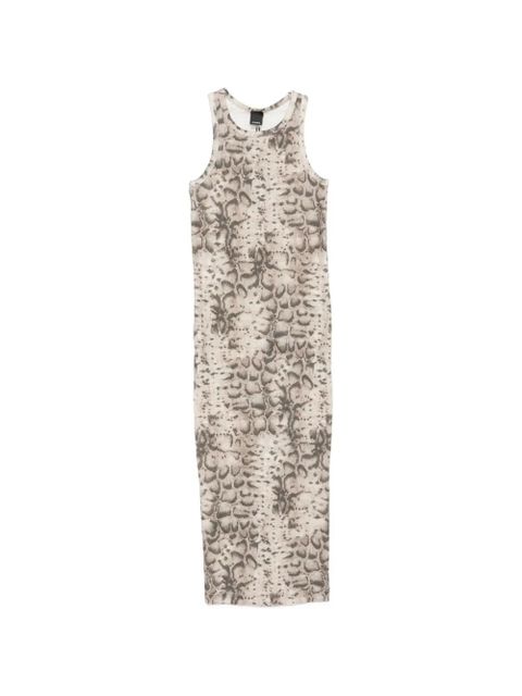 PINKO animal-print midi dress - Neutrals - zdjęcie produktu nr 1