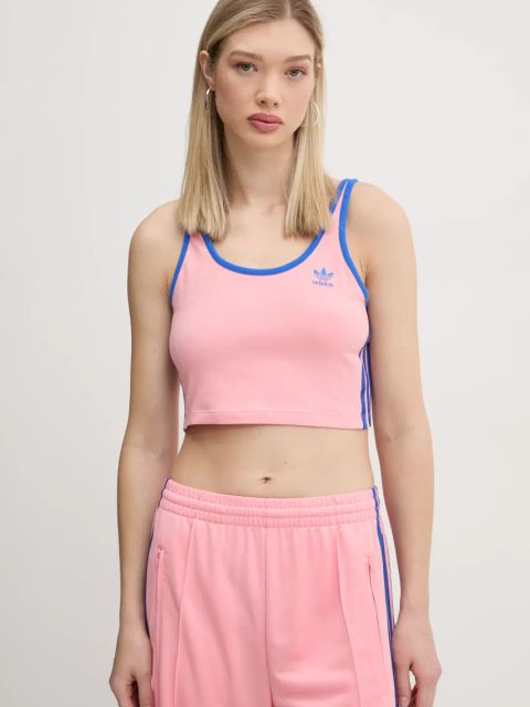 adidas Originals top 3S BRA TOP damski kolor różowy JP2293