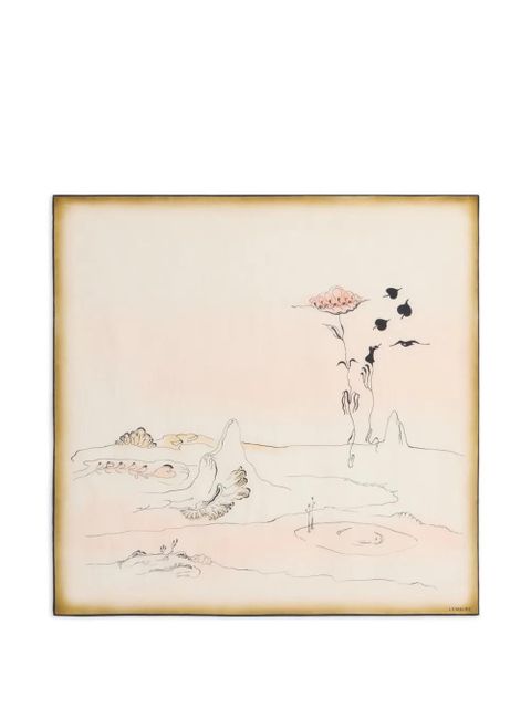 LEMAIRE printed scarf - Neutrals - zdjęcie produktu nr 1