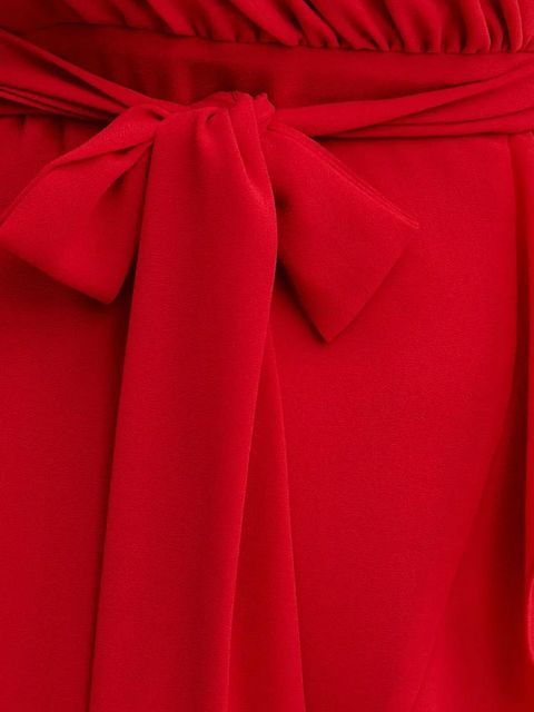 Morgan sukienka ROSVAL kolor czerwony mini prosta ROSVAL