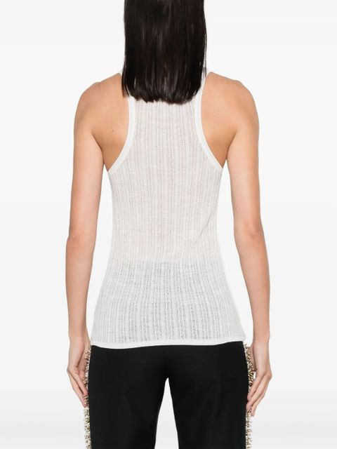 ISABEL MARANT Dorsia open-knit top - White