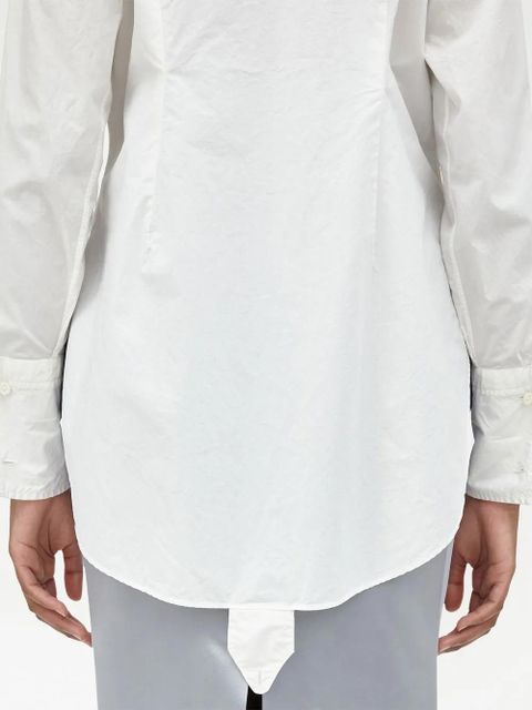 Maison Margiela cotton poplin shirt - White