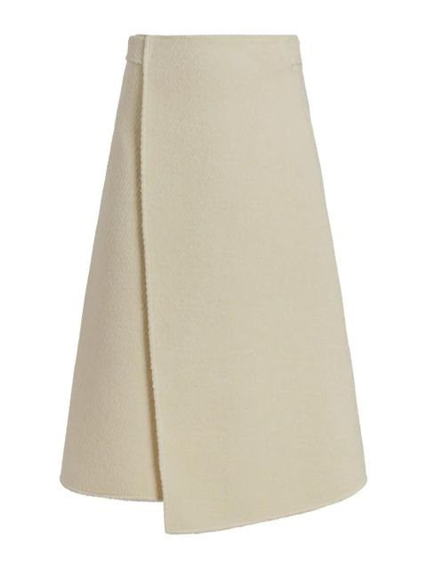 Proenza Schouler Bodhi boucle twill skirt - Neutrals